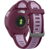 Смарт-часы GARMIN FORERUNNER 165 MUSIC, силиконовый ремешок ягодно-сиреневый 010-02863-33