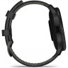 Смарт-часы GARMIN VENU 3 SLATE STAINLESS STEEL BEZEL WITH BLACK CASE AND LEATHER BAND 010-02784-52